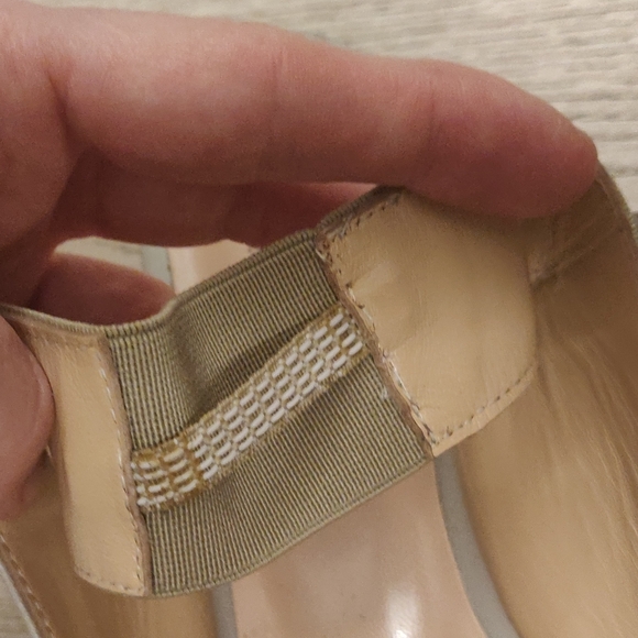 BYBLOS (made in Italy) Beige Ballet Genuine Leather Flats - Picture 13 of 16